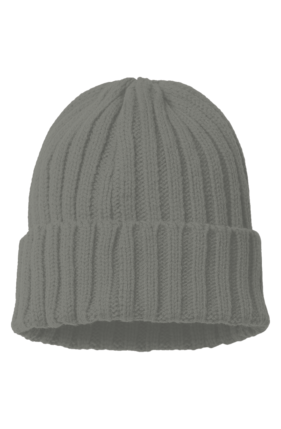 Long Toe Life Flag Foot Cable Knit Beanie