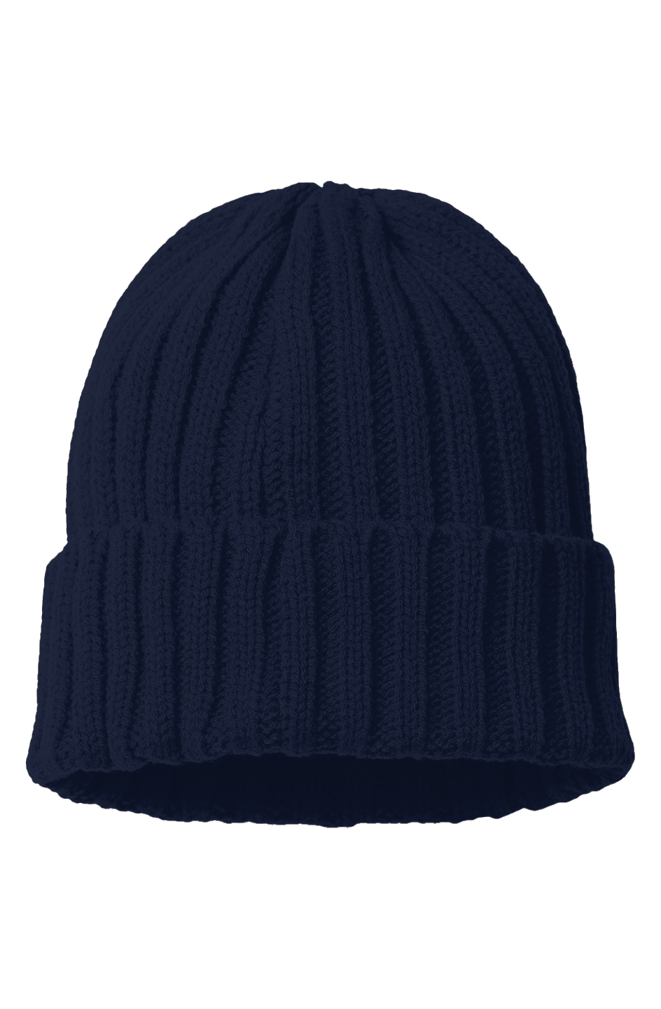 Long Toe Life Flag Foot Cable Knit Beanie