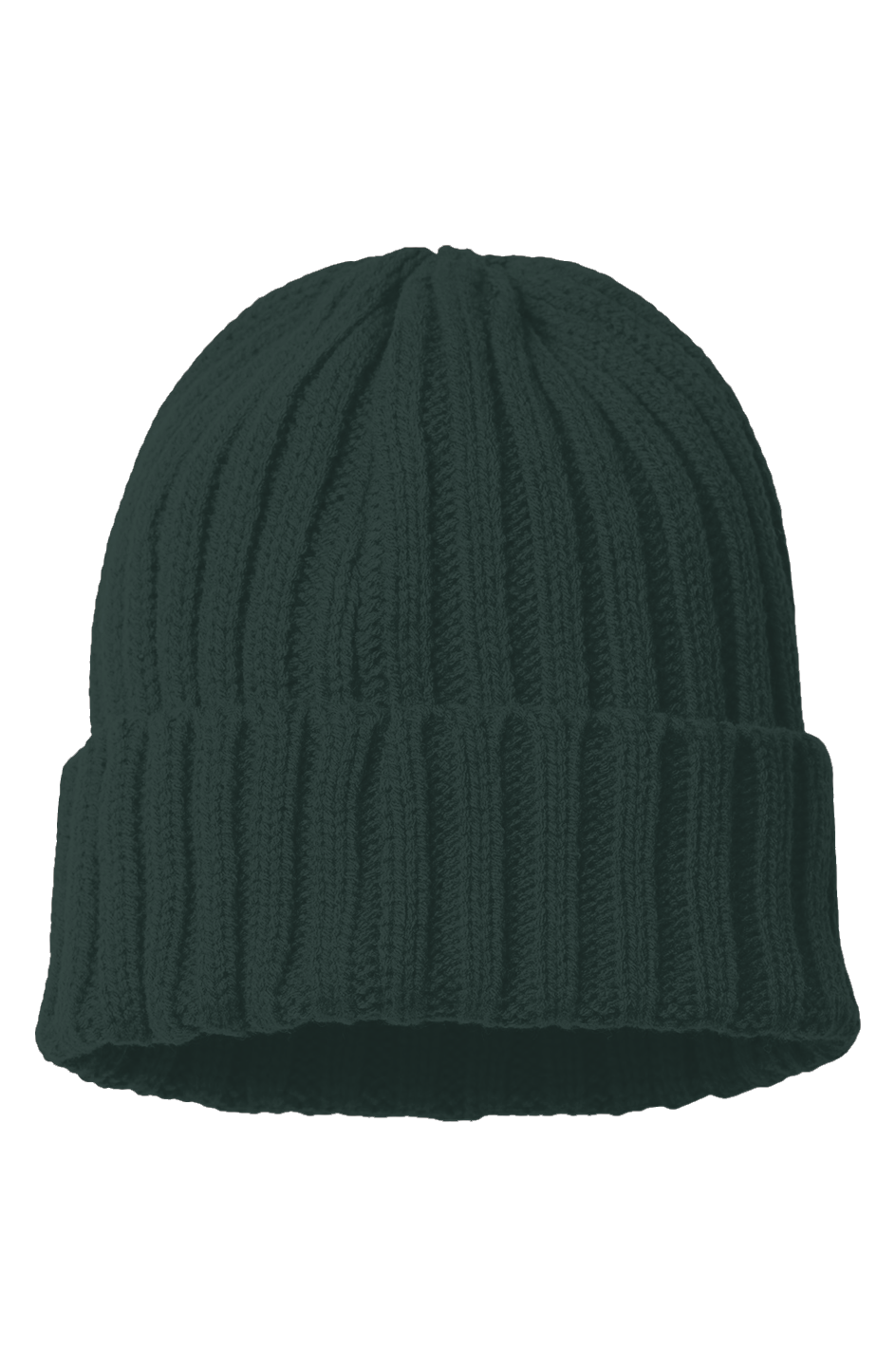 Long Toe Life Flag Foot Cable Knit Beanie