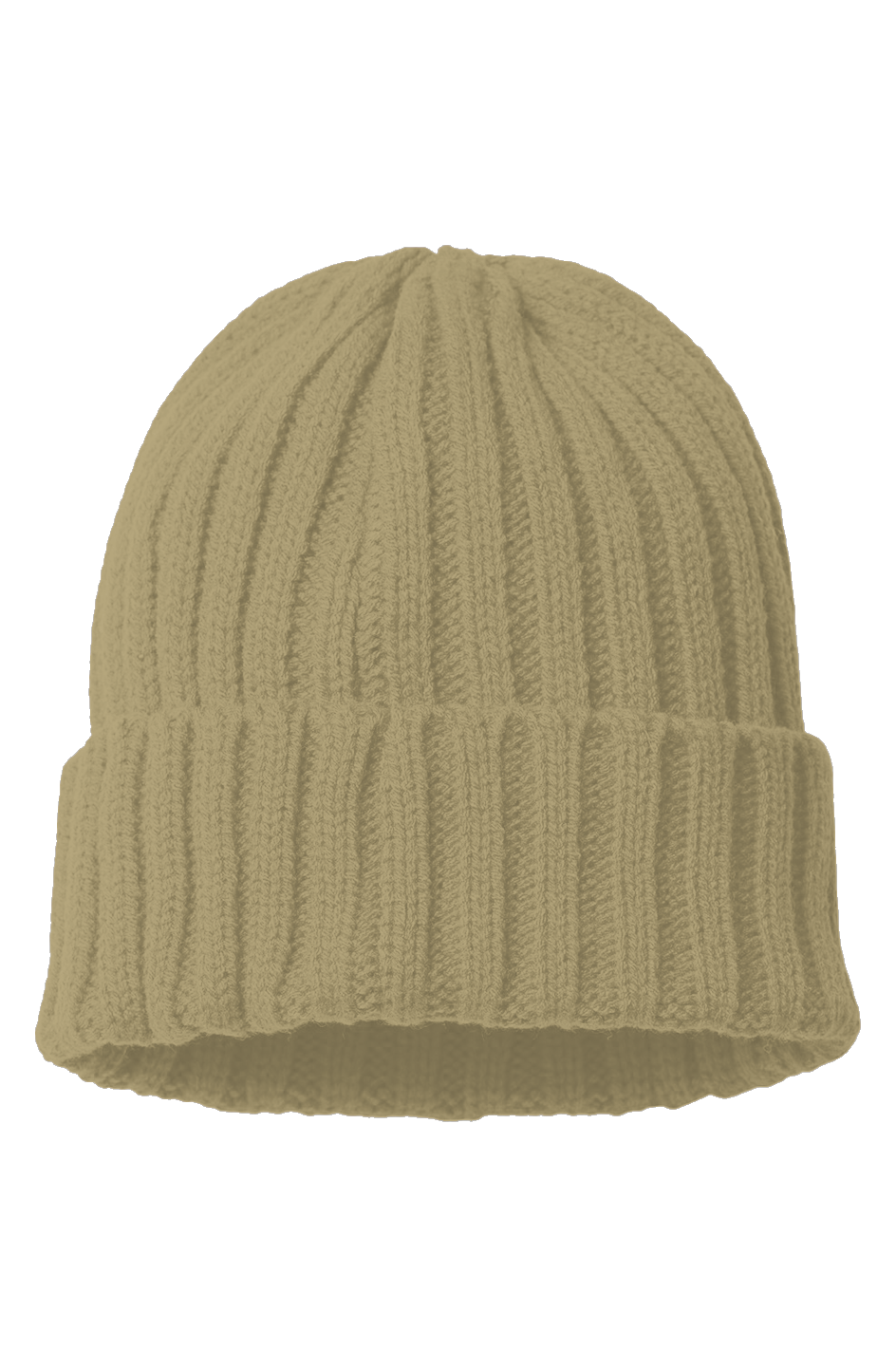 Long Toe Life Flag Foot Cable Knit Beanie