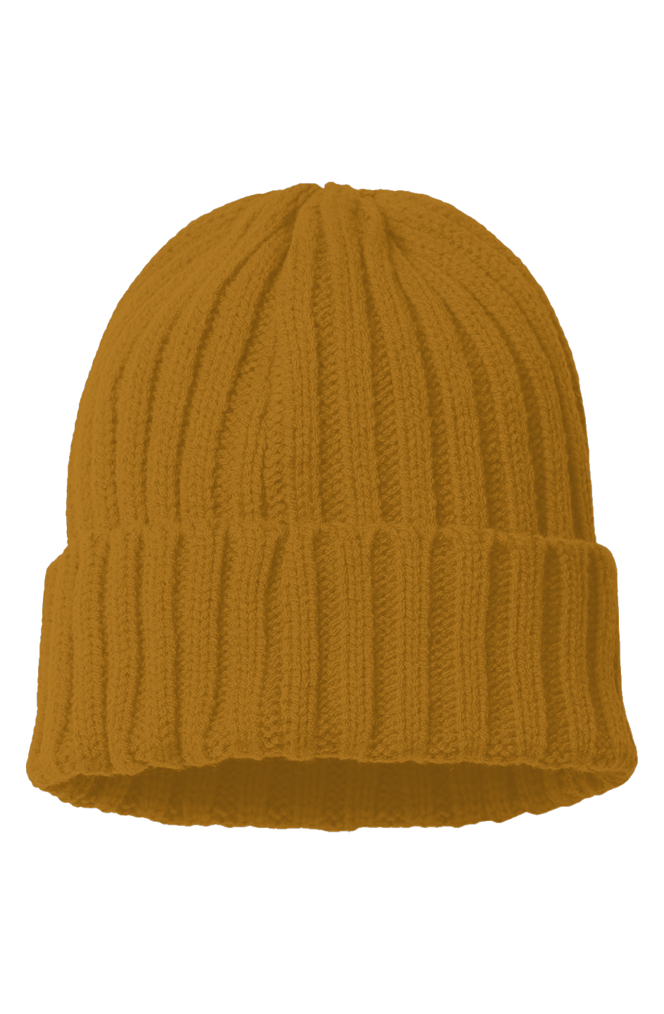 Long Toe Life Flag Foot Cable Knit Beanie