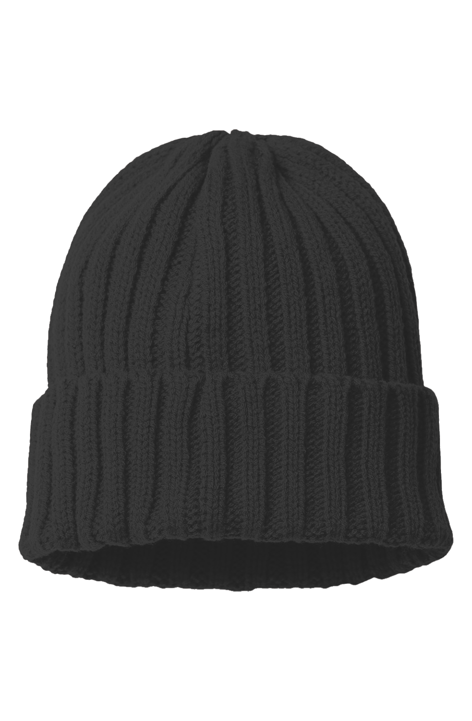Long Toe Life Flag Foot Cable Knit Beanie