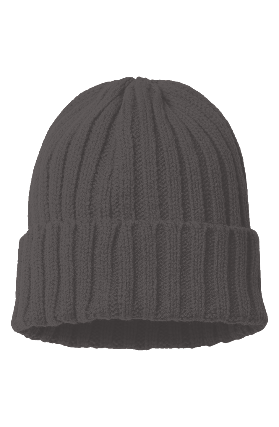 Long Toe Life Flag Foot Cable Knit Beanie