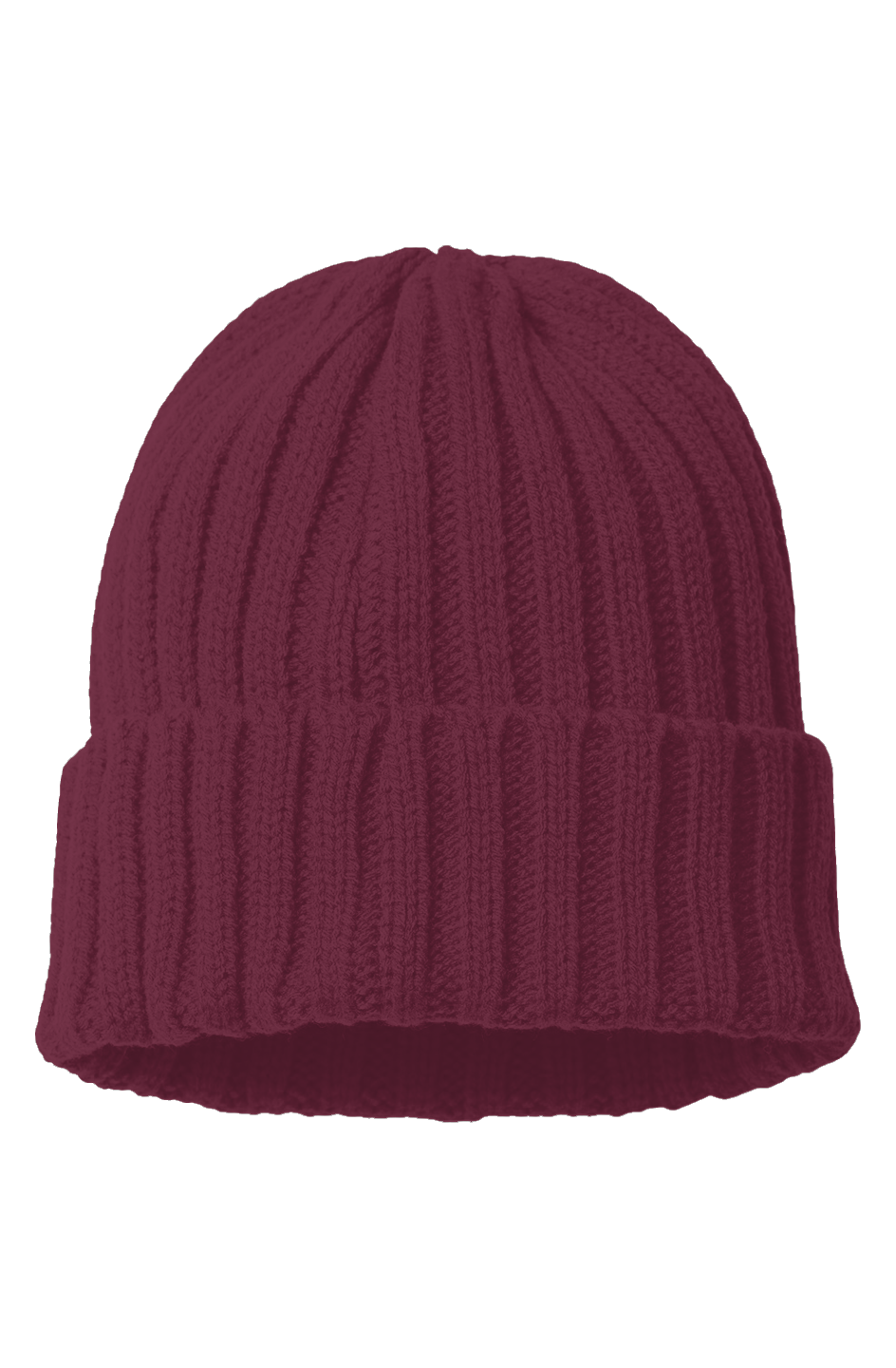 Long Toe Life Flag Foot Cable Knit Beanie