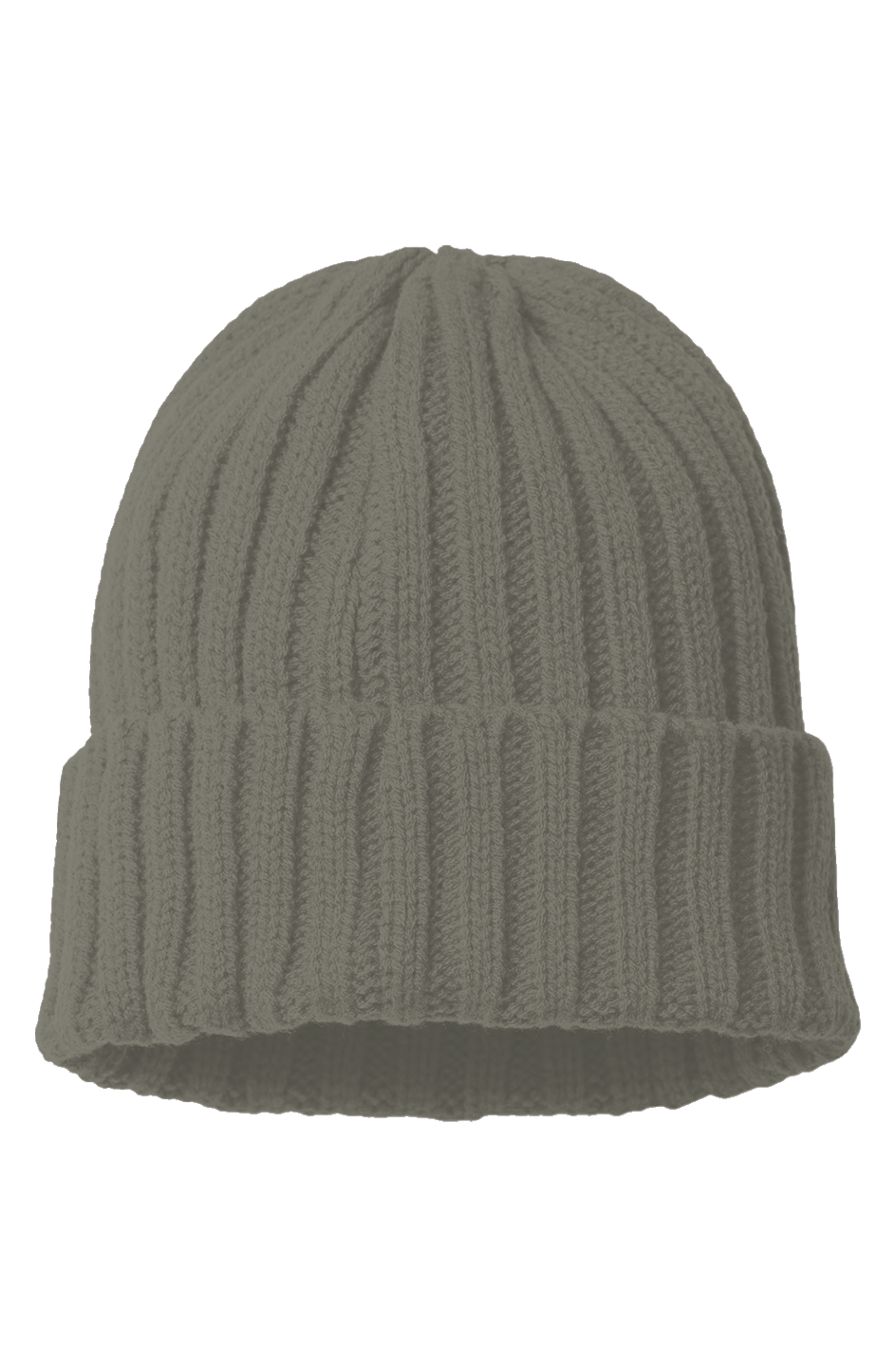 Long Toe Life Flag Foot Cable Knit Beanie